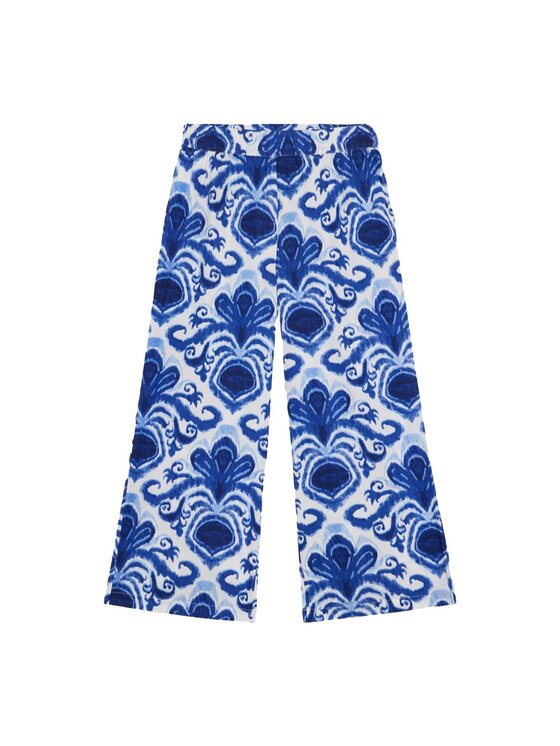 Oltre Oltre Pantaloni di tessuto P265J002330N0Z4 Blu A-Line Fit