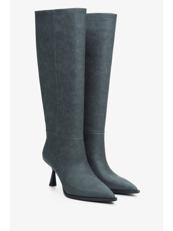 Estro Estro Μπότες ER00113873 Γκρι