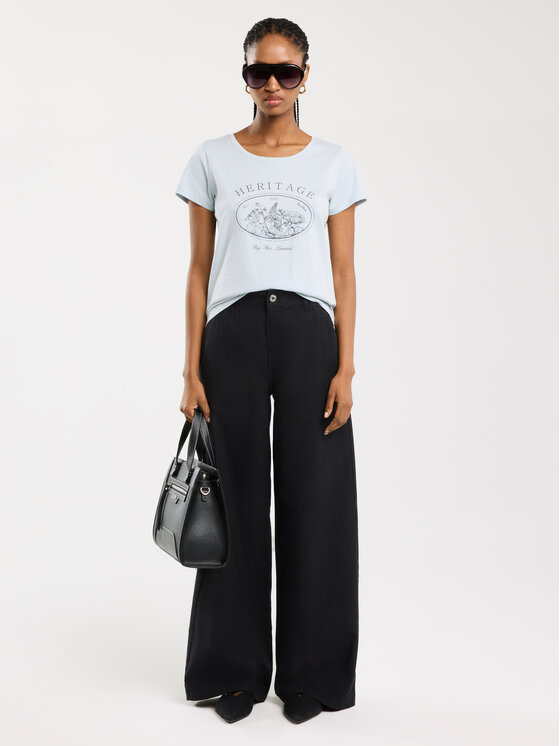 BIG STAR BIG STAR T-Shirt ALOTA Niebieski Basic Fit