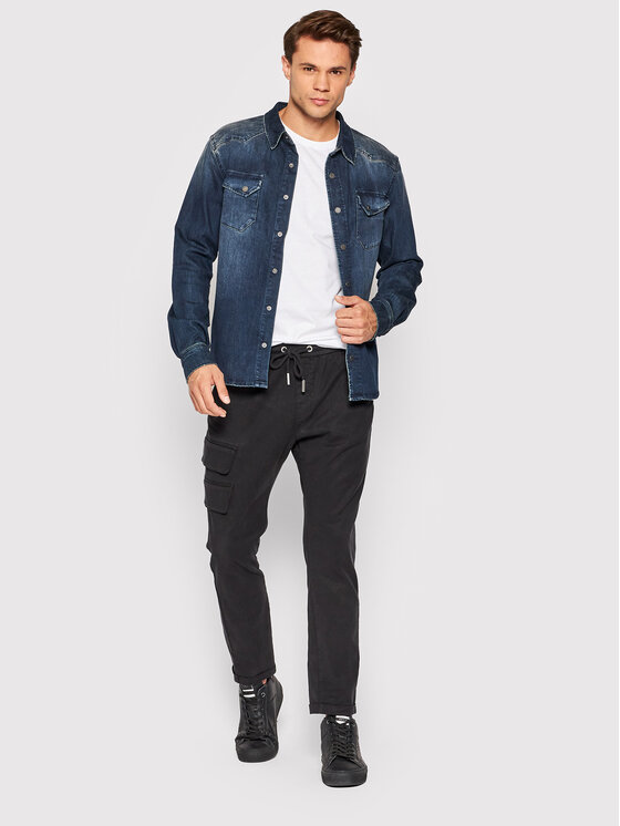 Camicia di jeans Fred 106629 Blu scuro Regular Fit...