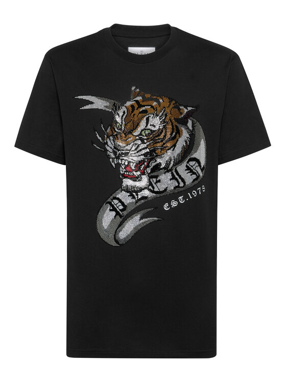 PHILIPP PLEIN PHILIPP PLEIN T-shirt 14935 Nero Regular Fit