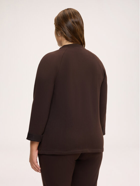 Fiorella Rubino Fiorella Rubino Bluza G896L009259N022 Brązowy Over Fit