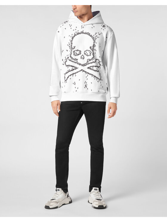 PHILIPP PLEIN PHILIPP PLEIN Felpa 20431 Bianco Regular Fit