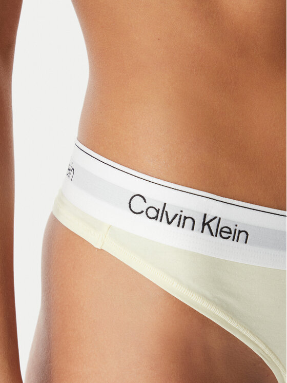Calvin Klein Underwear Calvin Klein Underwear Stringid LV00QF8518 Kreemjas