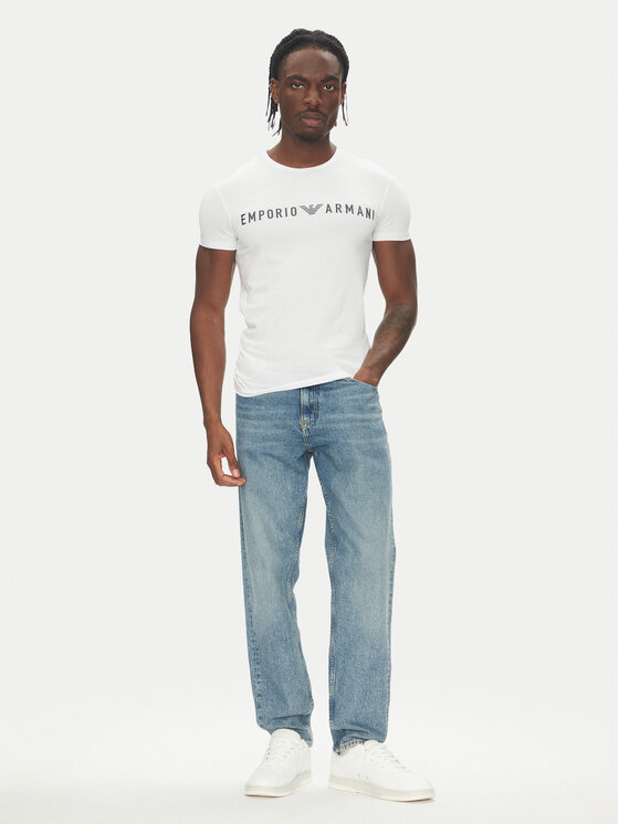 Emporio Armani Underwear Emporio Armani Underwear T-krekls EM000375 AF10772 U0002 Balts Slim Fit