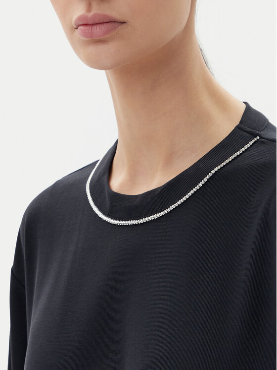 EA7 Emporio Armani EA7 Emporio Armani Marškinėliai 7W000340 AF12956 UC001 Juoda Oversize