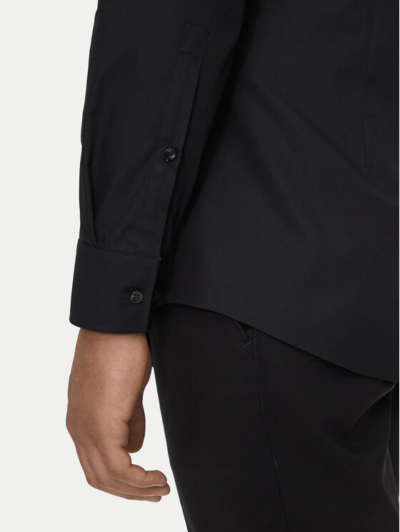 HUGO Hugo Camicia Koey 50519819 Nero Slim Fit