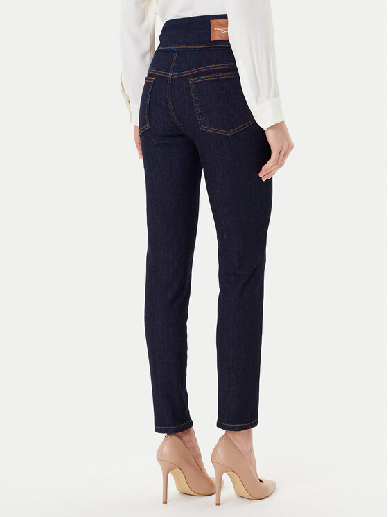 Rinascimento Rinascimento Дънки CFC0124957003 Тъмносин Skinny Fit