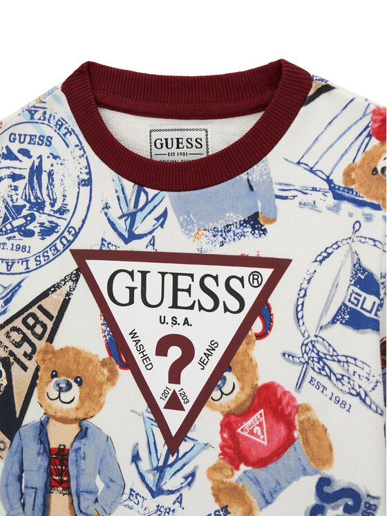 Guess Guess Pulóver N6RQ00 KA6R4 Színes Regular Fit