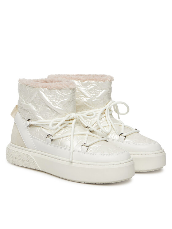 PINKO PINKO Cizme de zăpadă Yoko 19 SS0101T036 Écru