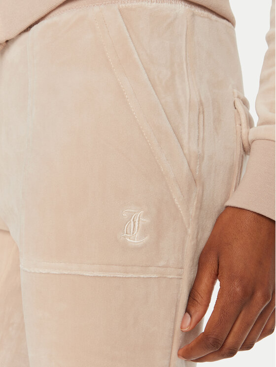 Juicy Couture Juicy Couture Spodnie dresowe Del Ray JCAP180 Różowy Regular Fit