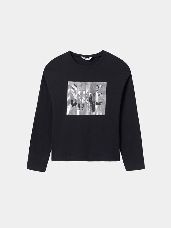 Mayoral Mayoral Bluza 7.054 Črna Regular Fit