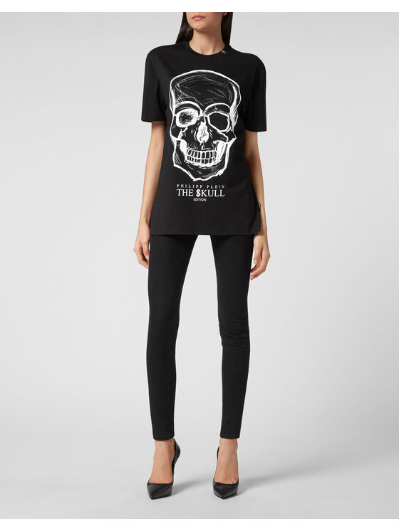PHILIPP PLEIN PHILIPP PLEIN T-Shirt 4159 Czarny Regular Fit