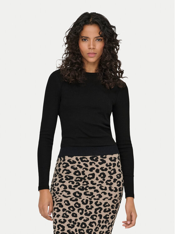 ONLY ONLY Blúzka Val 15371305 Čierna Regular Fit