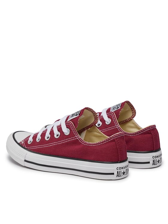 Converse Converse Modne superge Chuck Taylor All Star Ox M9691C Bordo rdeča