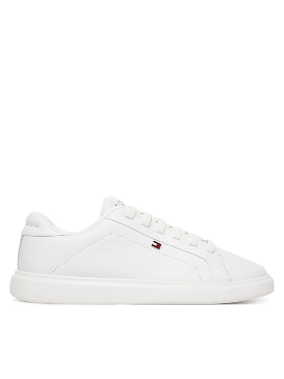 Tommy Hilfiger Tommy Hilfiger Snīkeri Th Icon Court Light FW0FW08948 Balts