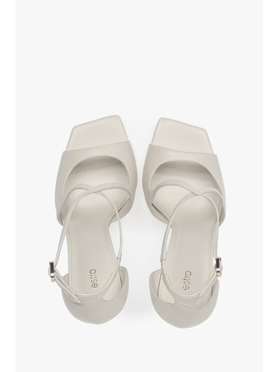 Estro Estro Sandały ER00117226 Beżowy
