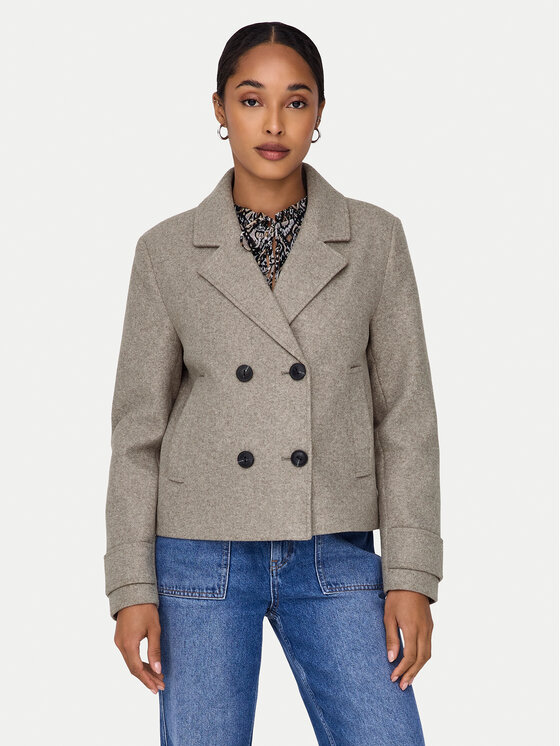 ONLY ONLY Demisezoninė striukė Freja 15320983 Ruda Regular Fit
