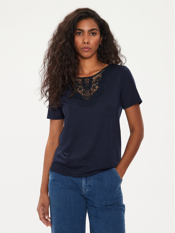 JDY Bluză Dodo 15296235 Bleumarin Regular Fit