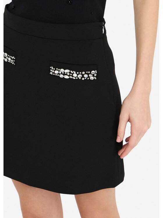 Liu Jo Liu Jo Minigonna CF5359T252722222 Nero Regular Fit