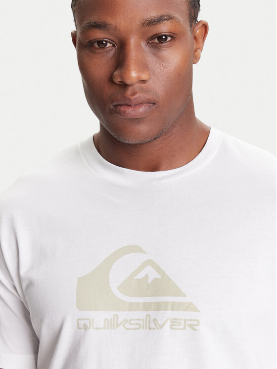 Quiksilver Quiksilver T-shirt Ev Comp Logo EQYZT08182 Bijela Regular Fit