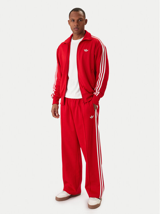 adidas adidas Pantaloni da tuta adicolor KE3498 Rosso Loose Fit