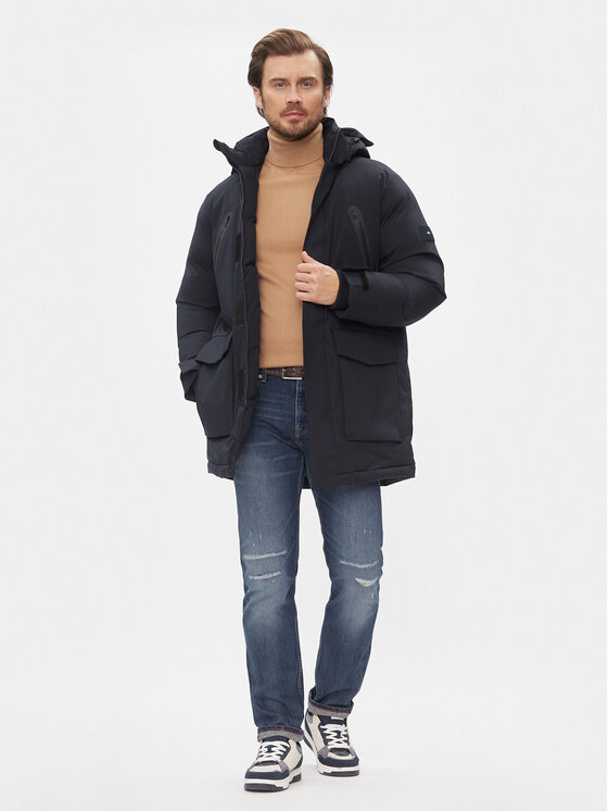 Tommy Hilfiger Tommy Hilfiger Žieminė striukė Rockie MW0MW32782 Tamsiai mėlyna Regular Fit
