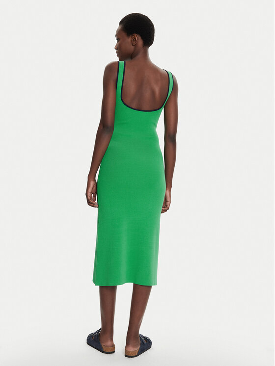 STAUD STAUD Džemper haljina Paintyn R24P2242VN Zelena Slim Fit