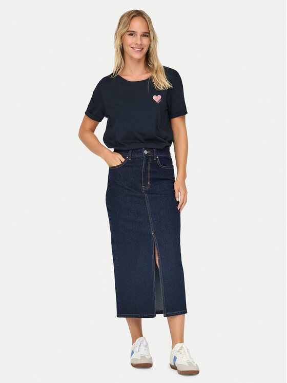 ONLY ONLY Tričko Kita 15244714 Tmavomodrá Regular Fit