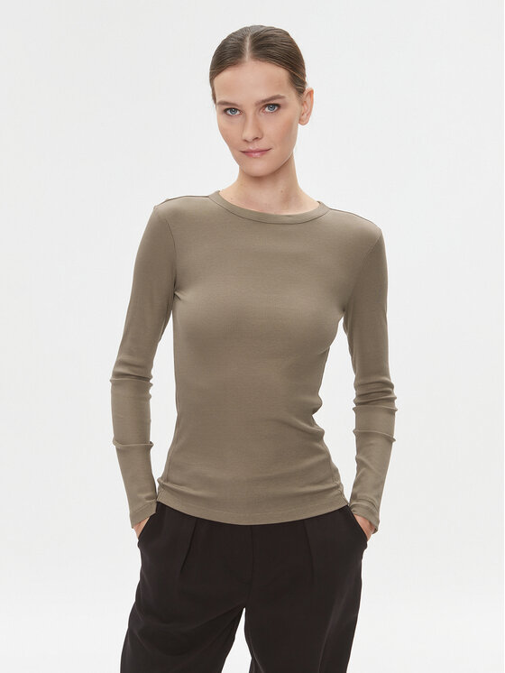 Calvin Klein Calvin Klein Bluza K20K206048 Bež Regular Fit