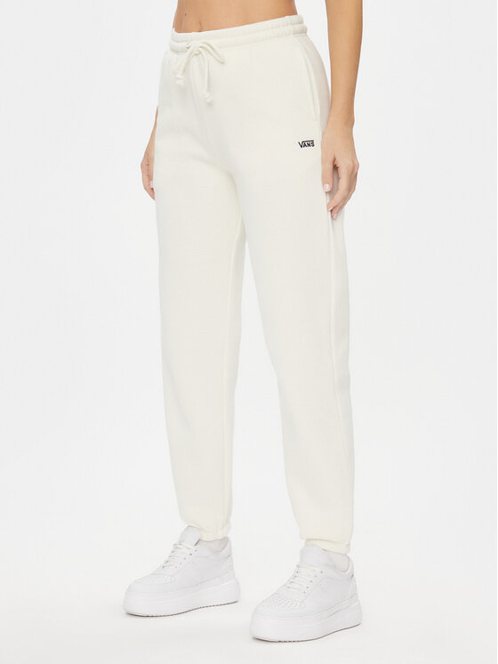 Vans Teplákové nohavice Comfycush Relaxed Sweatpant VN0A7ROXFS81 Écru Relaxed Fit