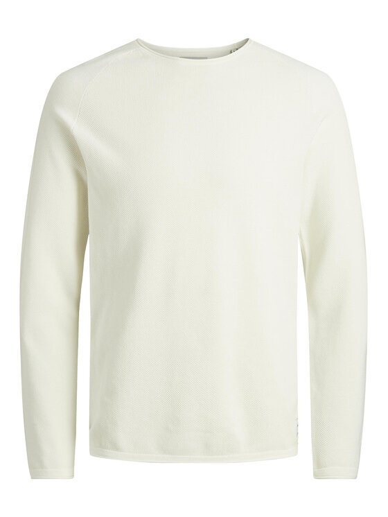 Jack&Jones Jack&Jones Sweter 12157321 Écru Regular Fit