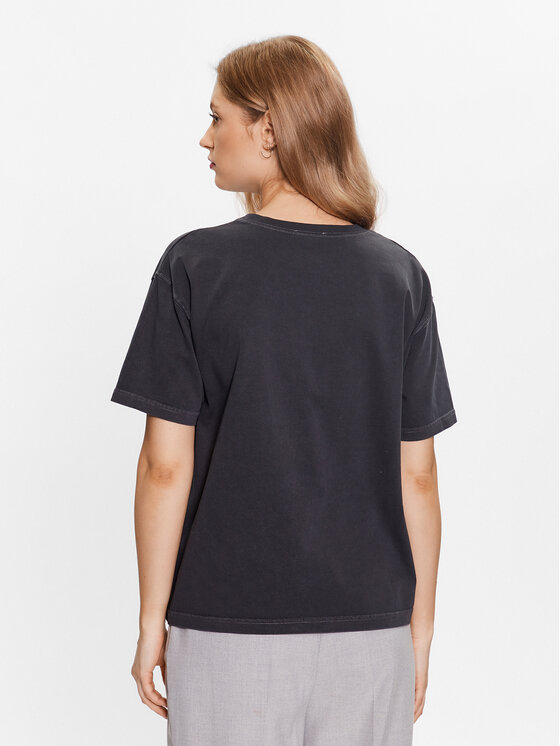 American Vintage American Vintage T-Shirt Fizvalley FIZ02AH23 Schwarz Relaxed Fit