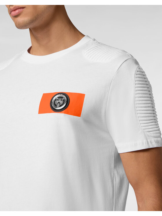 Plein Sport Plein Sport T-Shirt 14181 Biały Regular Fit