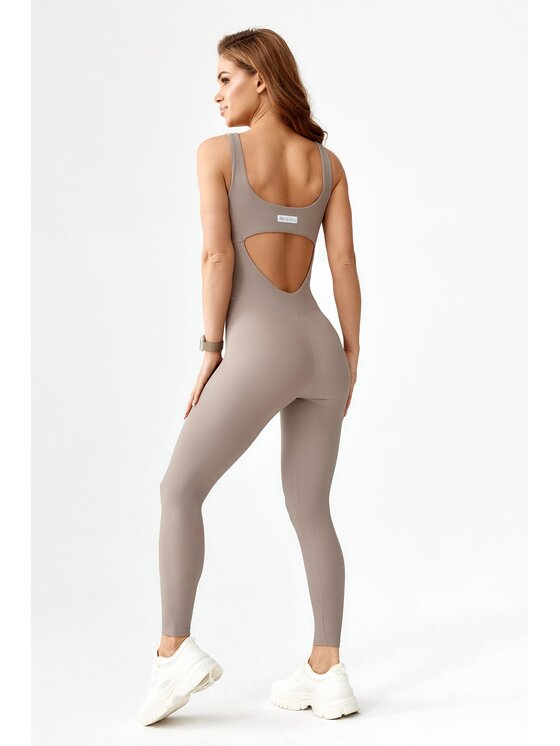 ROUGH RADICAL ROUGH RADICAL Kombinezon HARMONY JUMPSUIT Beżowy Slim Fit