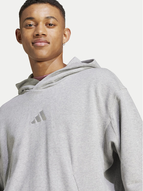 adidas adidas Mikina ALL SZN French Terry IY4155 Šedá Loose Fit