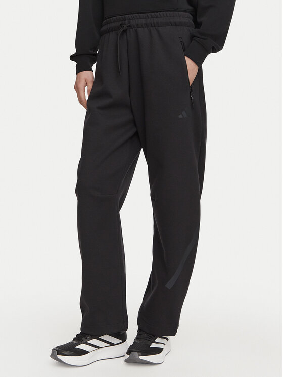 adidas Pantaloni trening Z.N.E. Open Hem KF6374 Negru Loose Fit