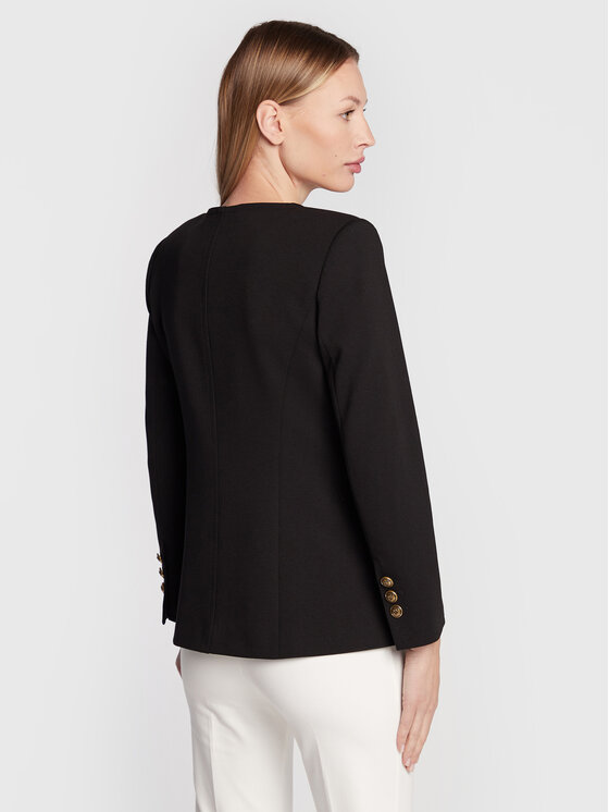 PINKO Pinko Marynarka Eugenia 1G1890 1739 Czarny Slim Fit