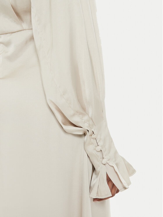 Karen by Simonsen Karen by Simonsen Cocktail obleka Peel 10105036 Bež Loose Fit