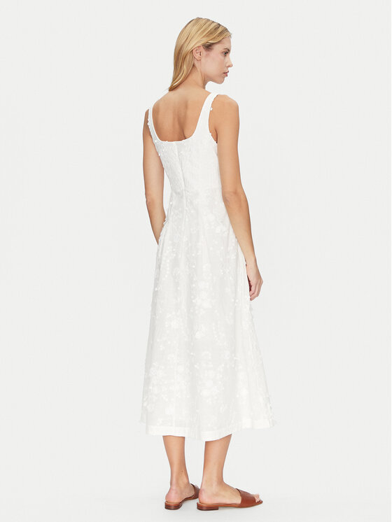 Munthe Munthe Sukienka letnia Fronia 251134825125 Écru Regular Fit