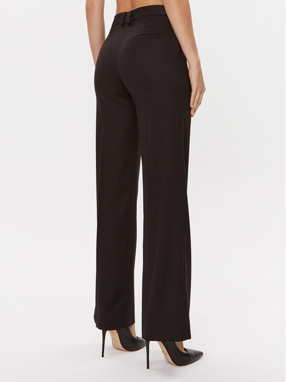 Silvian Heach Silvian Heach Παντελόνι υφασμάτινο CVA23092PA Μαύρο Straight Fit