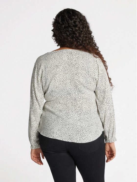 Fiorella Rubino Fiorella Rubino Blusa 2743T002231N0Z3 Bianco Baggy Fit