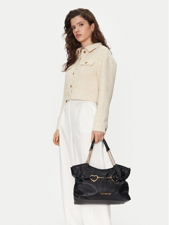 LOVE MOSCHINO LOVE MOSCHINO Ročna torba JC4036PP1MLB0000 Črna