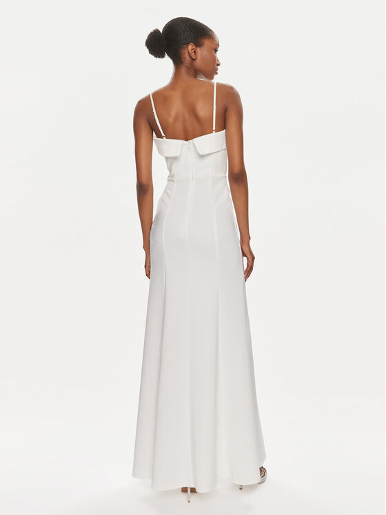 Rinascimento Rinascimento Abendkleid CFC0019405002 Weiß Regular Fit