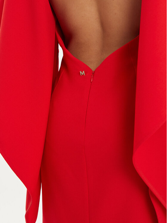 Lola Casademunt by Maite Lola Casademunt by Maite Vakarinė suknelė MS2416003 Raudona Regular Fit