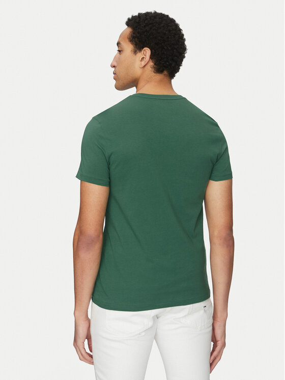 Polo Ralph Lauren Polo Ralph Lauren T-Shirt 710671438422 Zielony Slim Fit