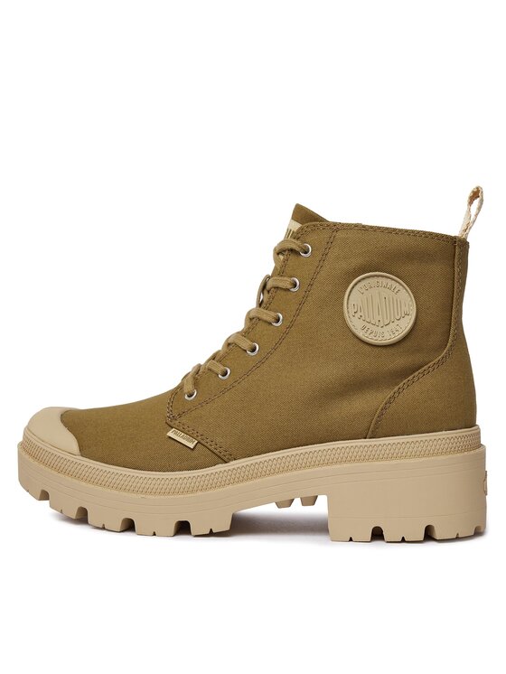 Palladium Palladium Outdoorová obuv Pallabase Twill 96907-204-M Hnedá