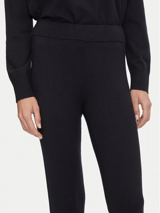 Athlecia Athlecia Παντελόνι φόρμας Dava W Knitted EA243385 Μαύρο Regular Fit