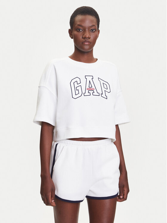 Gap Gap Bluză 778442-02 Alb Oversize
