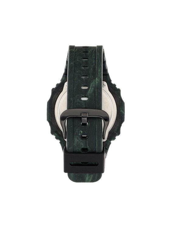 Casio GA-2100FR-3AER Orologio Unisex | G-Shock In Resina Verde E Fibra Di Carbonio | 200m Subacqueo